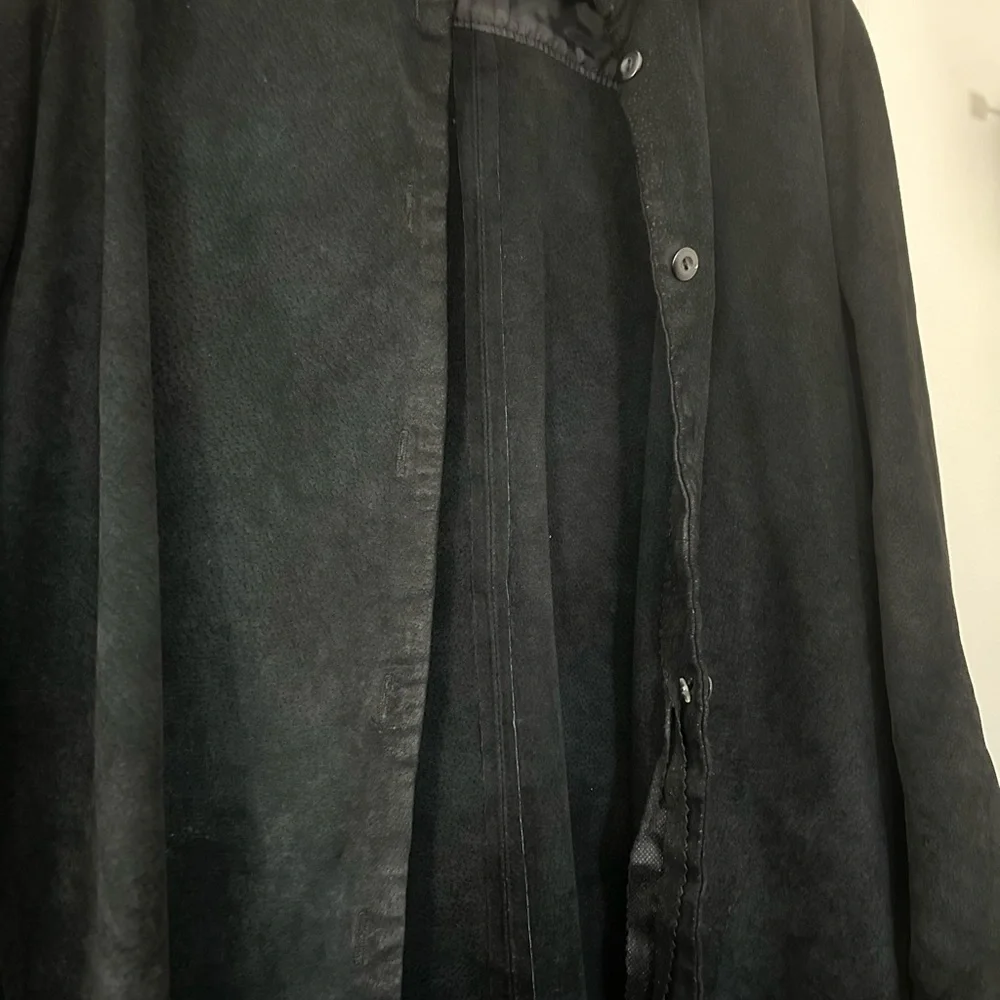 Leather Shirt Jacket